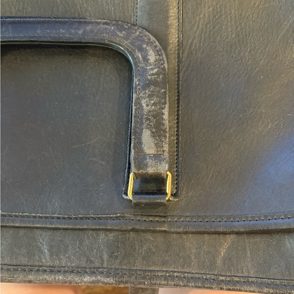 Coach Vintage Black Leather Briefcase - Picture 5 of 5